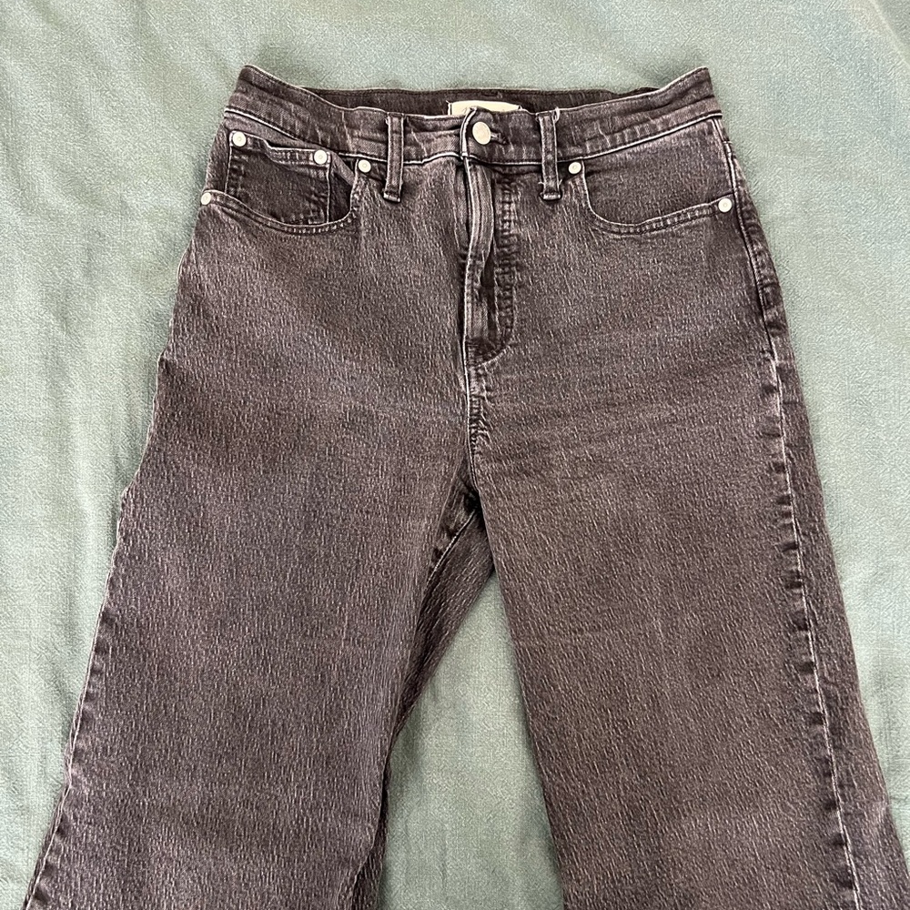 Madewell Black Perfect Vintage Wide Leg Jean